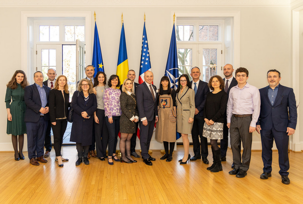 ROAMEF members at Romanian Embassy Washington DC
